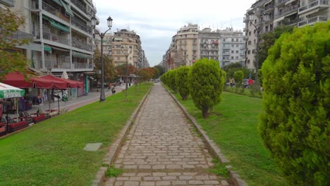 rotonda old road in thessaloniki