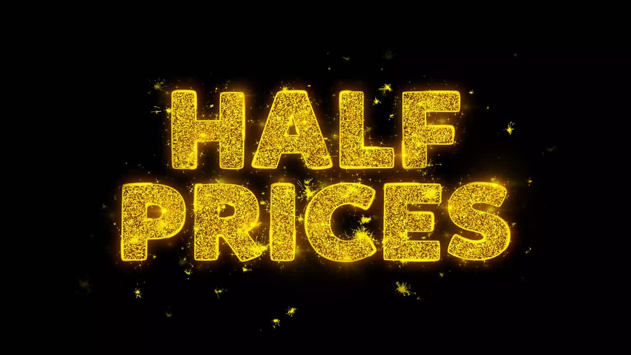 Half Price Sale Promotion Graphic