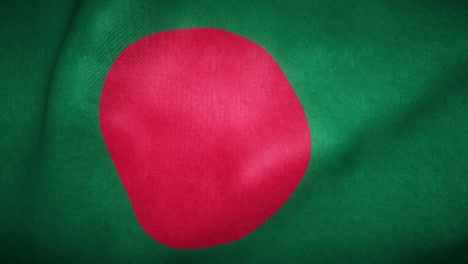 flag of bangladesh waving in the wind