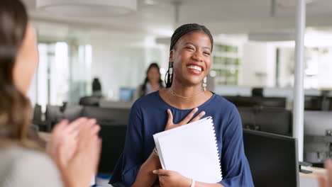 Black-woman-with-success-in-office