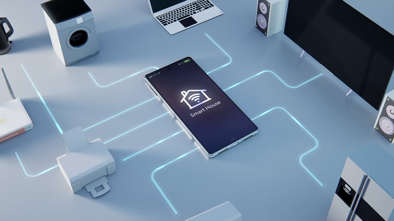 Modern smart house system scheme