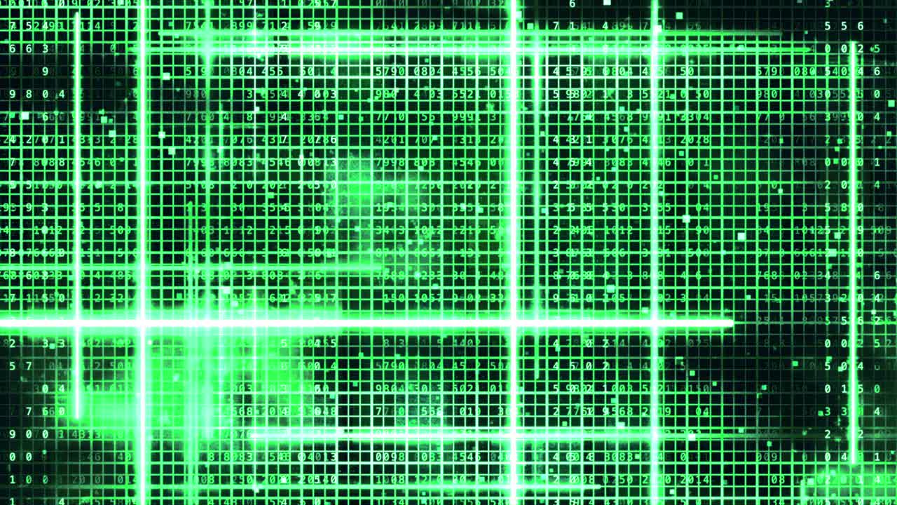 cuadrícula ruidosa y luces.