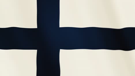 finland flag waving animation. full screen. symbol of the country