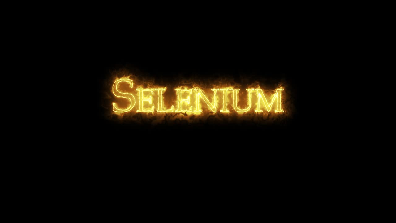 셀레, 화학 원소, 불로 쓰여진 루프