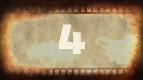 cuenta atrás de películas antiguas animación 4k