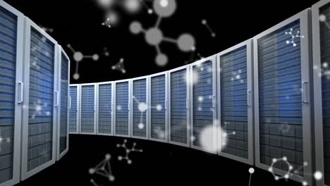 Animation-of-molecules-over-computer-servers