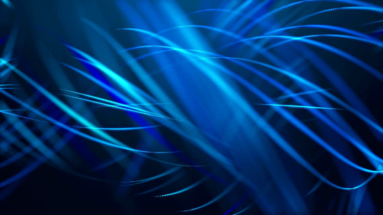파란색 터 리본 메쉬 기술 파란색 비디오 배경
