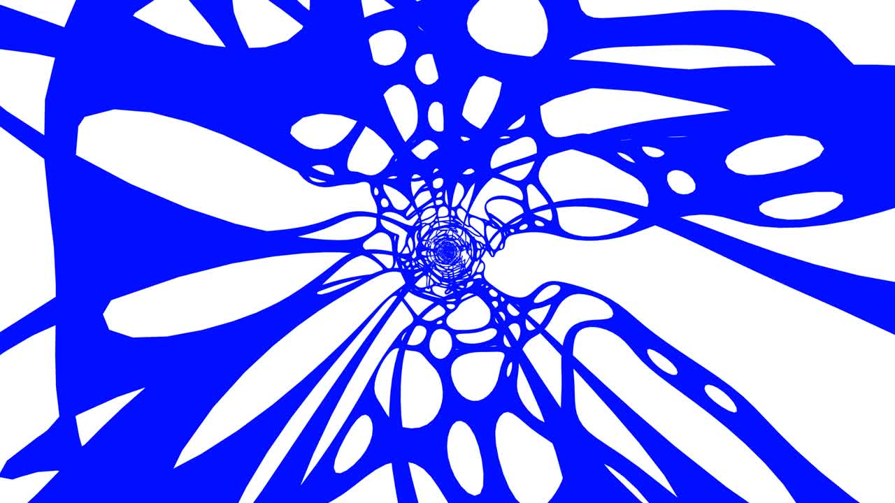 Blue Wave On White Background