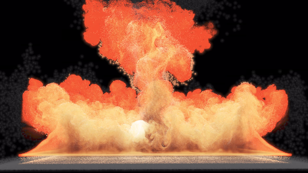 추상적인 폭발