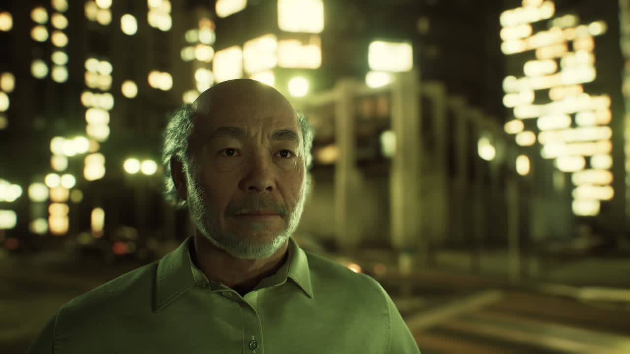 ⁇ 은 아시아 남자 의 초상화