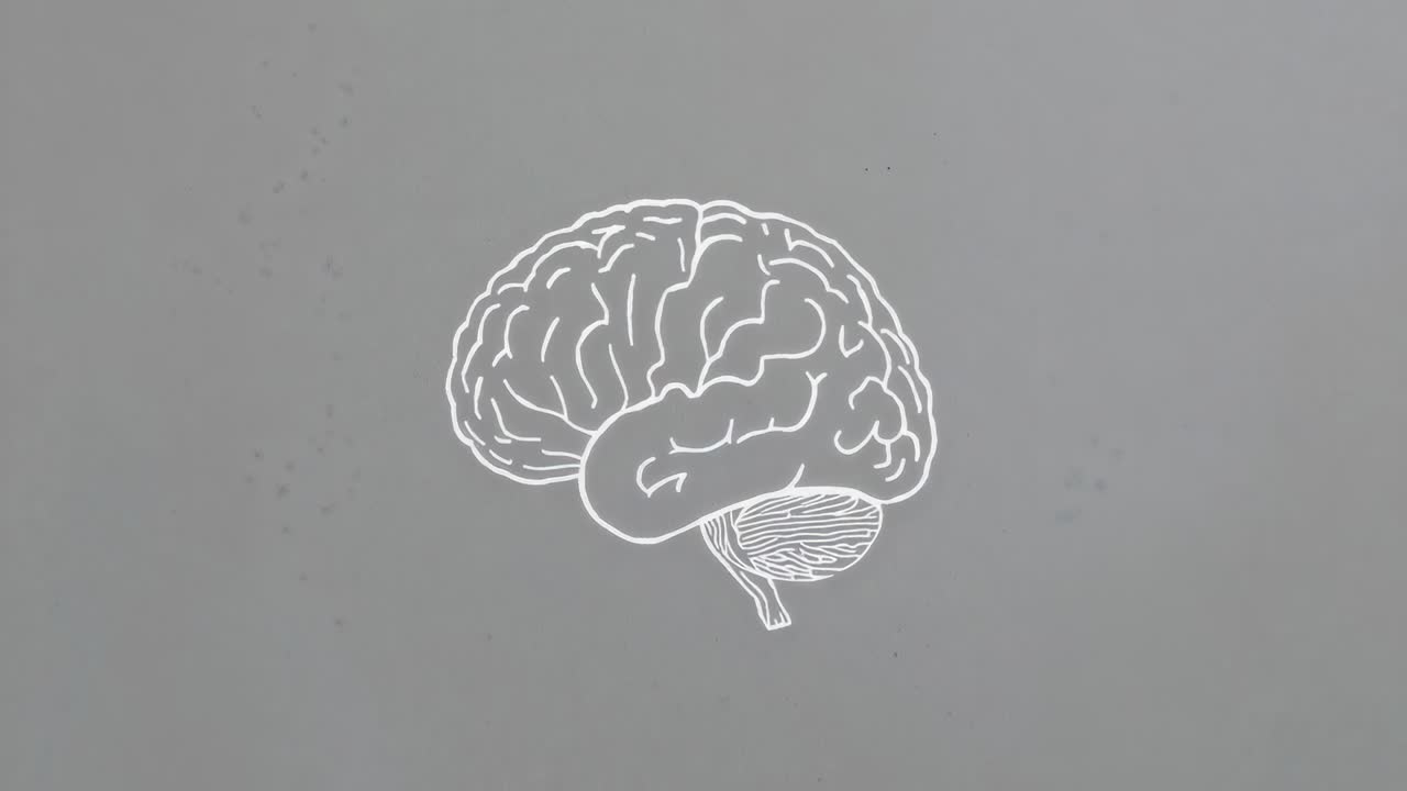 Ilustración de un cerebro humano