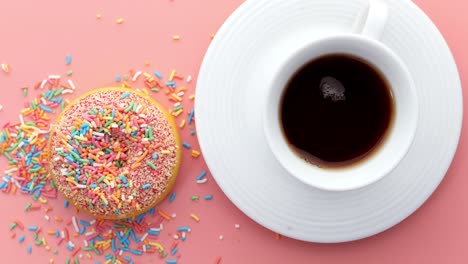 rosquillas y café.