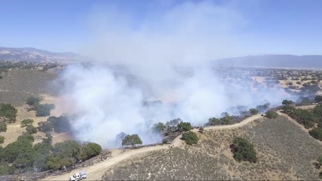 smoky fire on west coast fills the sky