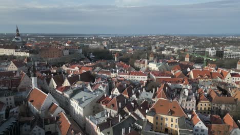 aerial view tallinn estonia