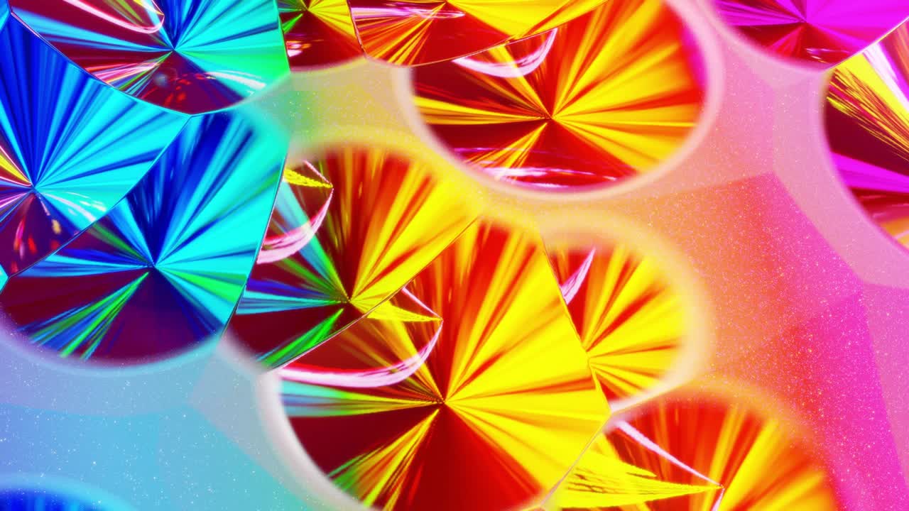 fondo abstracto en bucle. hermosa superficie ondulada iridescente de líquido con patrón, color de gradiente y ondas de flujo en él. arco iris brillante y fluido mate. bg creativo brillante con animación suave y suave.