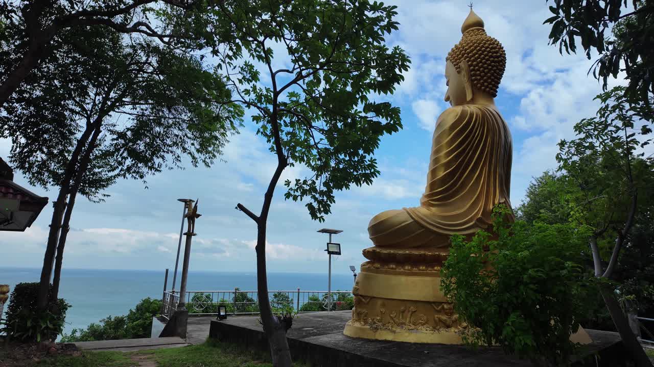 Wat Khao Chedi Koh Samui temple complex buddhist religion Thailand symbol pilgrimage