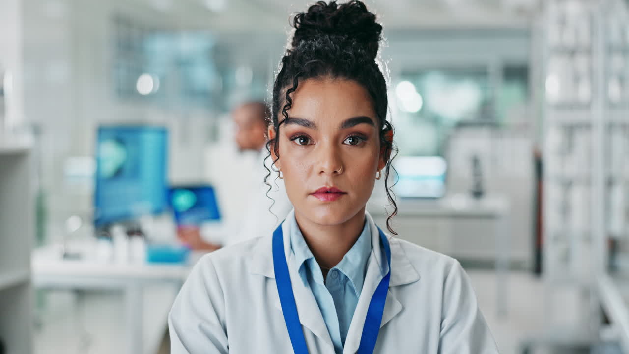 Portrait of a female scientist in a laboratory