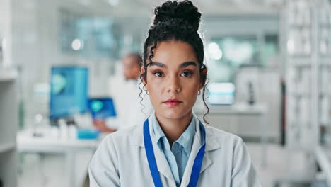 portrait of a female scientist in a laboratory