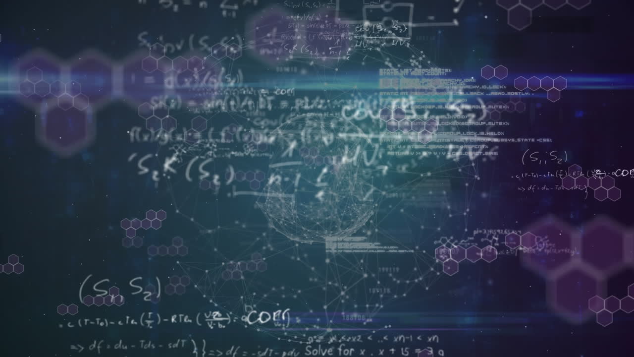 Animation of data processing over network of connections