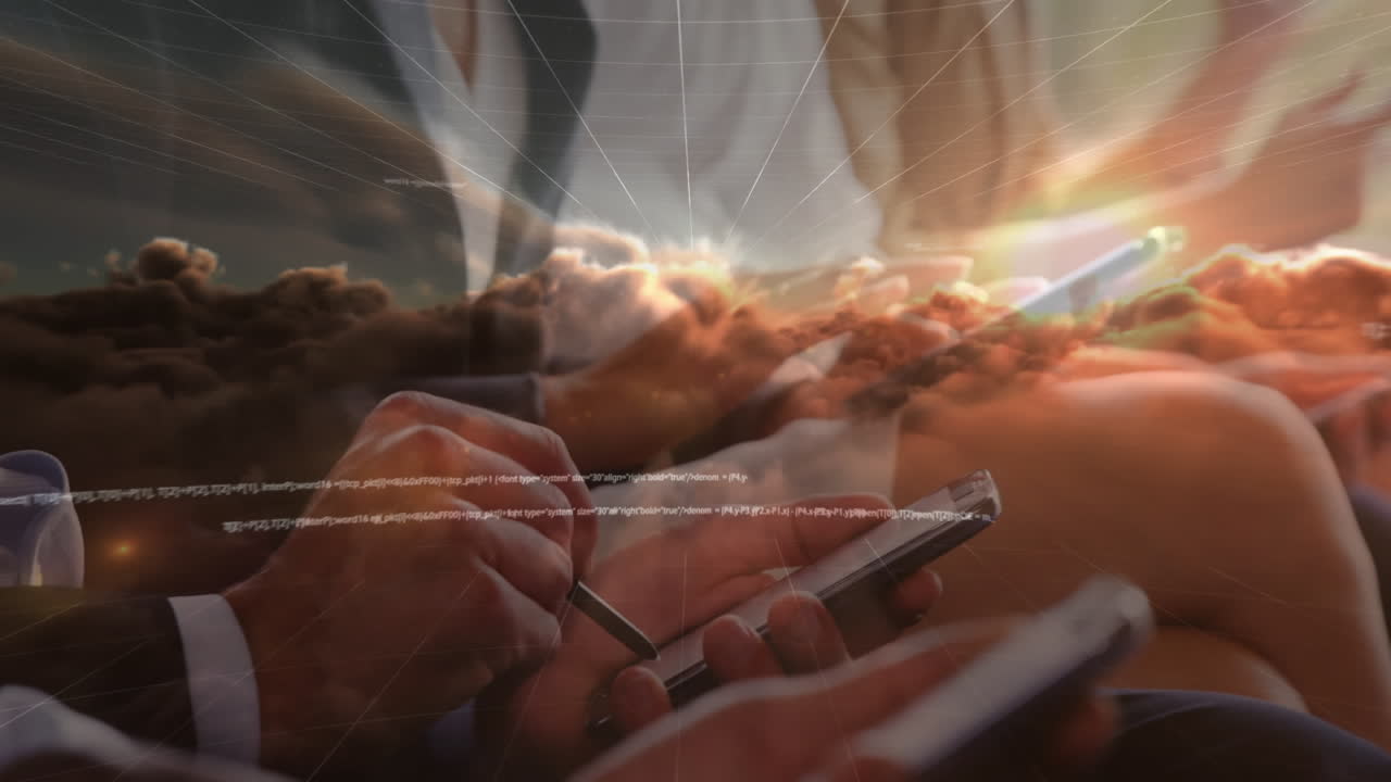 procesamiento de datos contra el hombre usando un teléfono inteligente