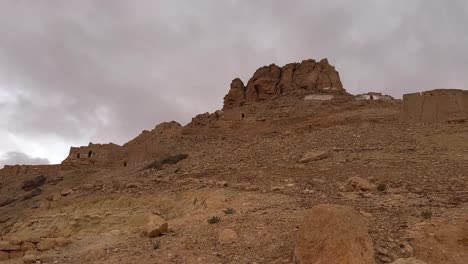 famous ksar guermessa troglodyte village in tunisia