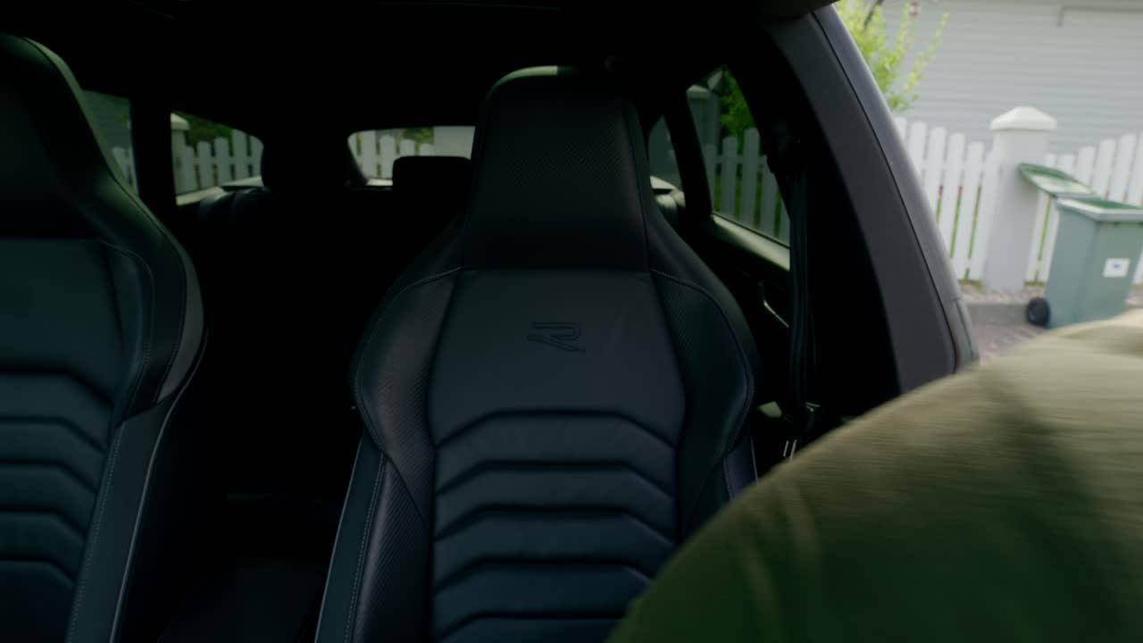 vista del interior del automóvil