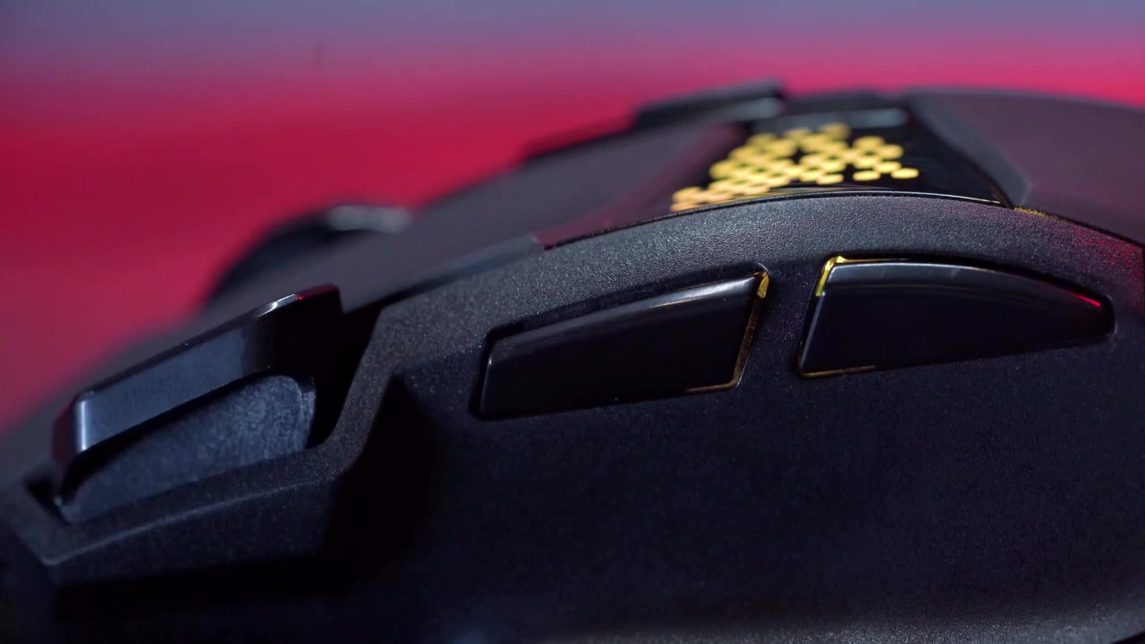 Dynamic RGB Lighting on a Modern Gaming Mouse
