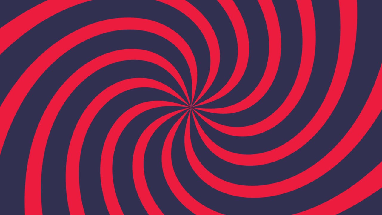 2d 모션 비디오: 빨간 빛의 광선이 천천히 회전합니다.