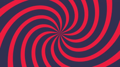 video de movimiento 2d. los rayos de luz roja están girando lentamente.