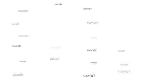 dynamic watermark overlay, copyright text on white background, seamless loop