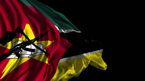 waving flag of mozambique