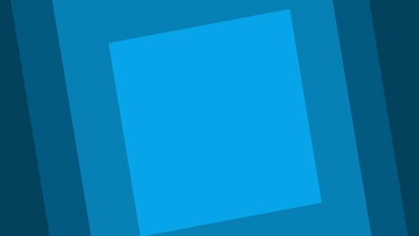 animation of multiple blue squares on white backgroud