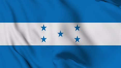 animación de la bandera de honduras que se agita sin problemas