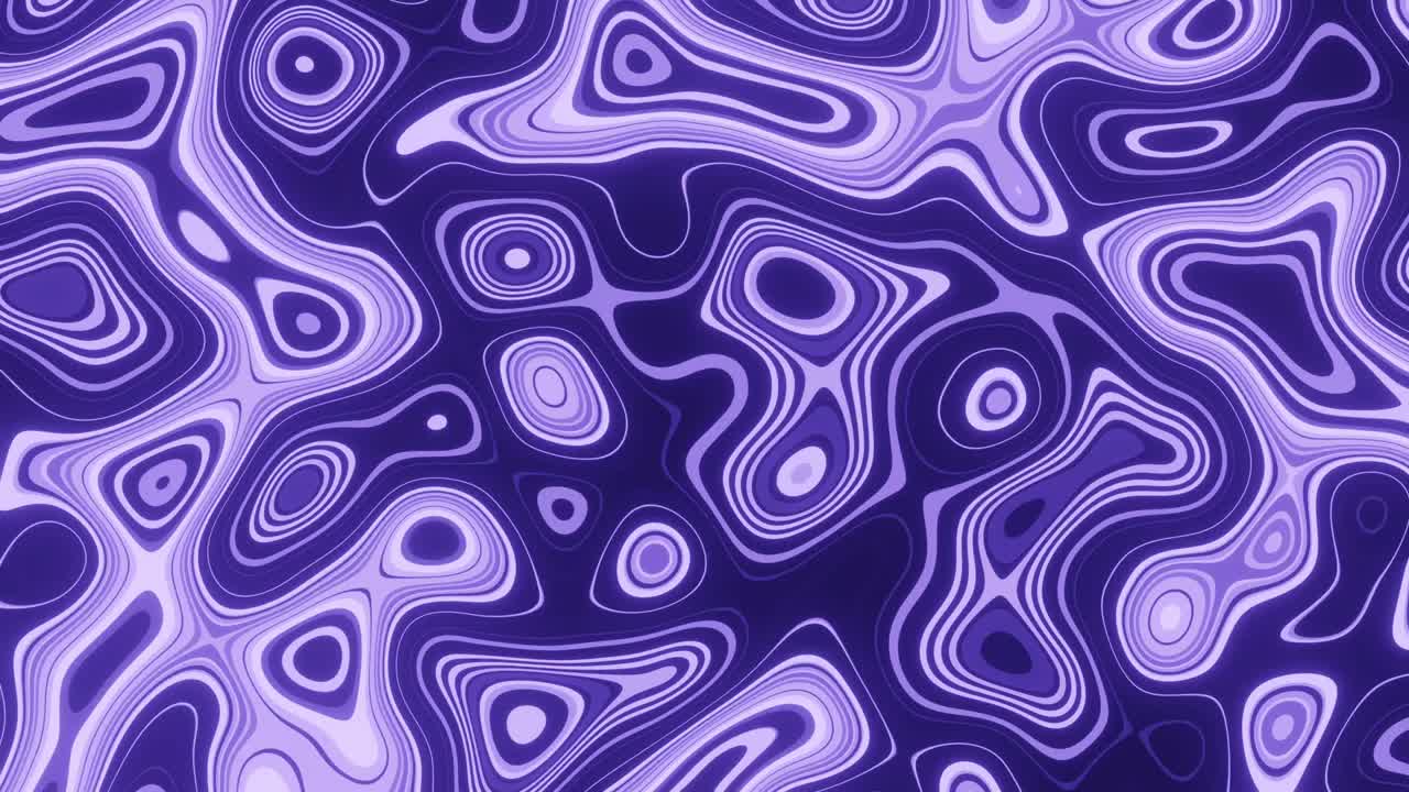 Looping motion. Abstract neon rings chaos pattern, concept of limitless background. Macro world, bacteria and cells. Parallel Universe. Background for banner and post.