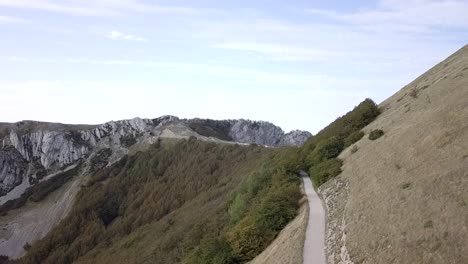 climbing over the hill in france, parc naturel régional du vercors