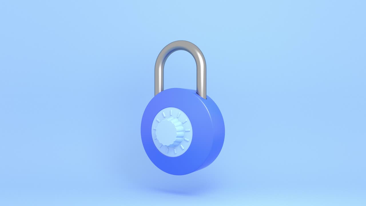 3d 파스텔 블루  ⁇ 락 열기 및 조합 잠금 해제