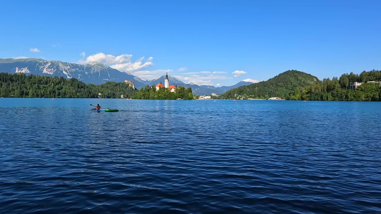Landskabet ved søen Bled