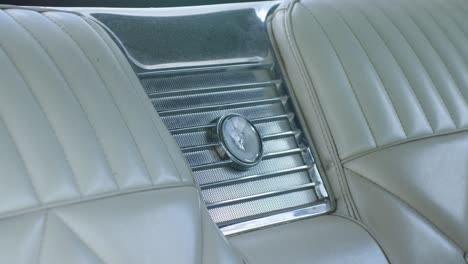 vintage car blue mercury interior seat decoration