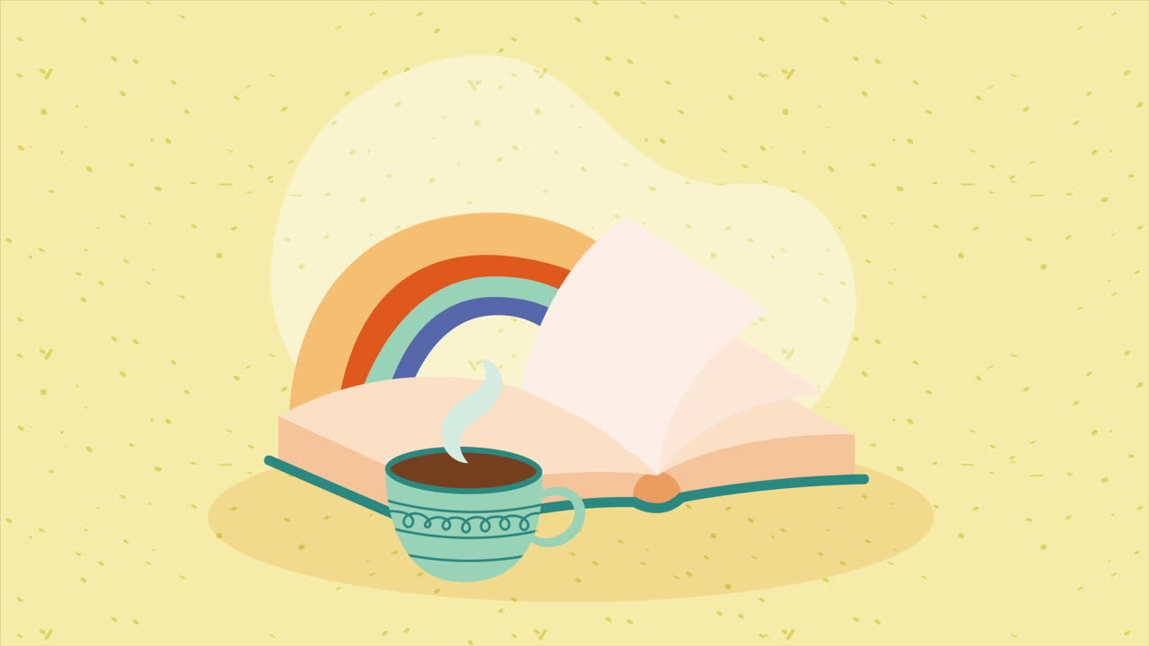 biblioteca de libros de texto animación abierta