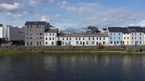 Panoramic-shot-of-the-famous-and-colourful-"long-walk"-in-sunny-day