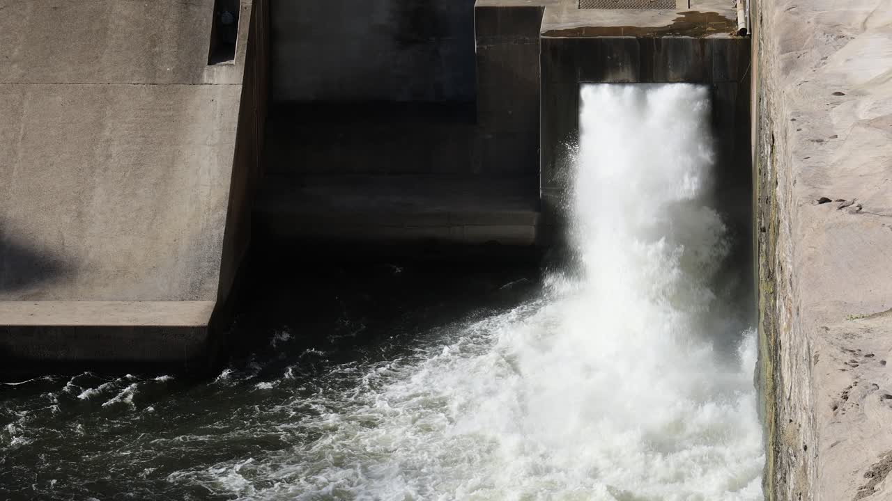 Water Release from Dam
