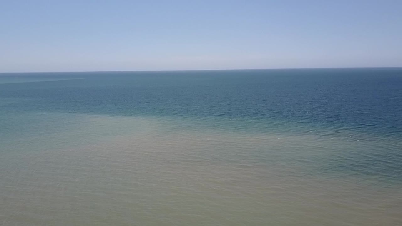 aerial footage of Therthar Lake in Samarra Iraq