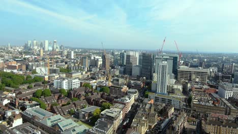 Drone-shot-of-awesome-City-in-London