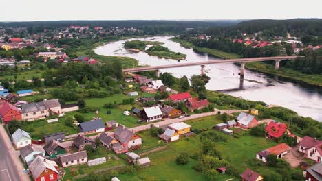 river daugava near the city of kraslava