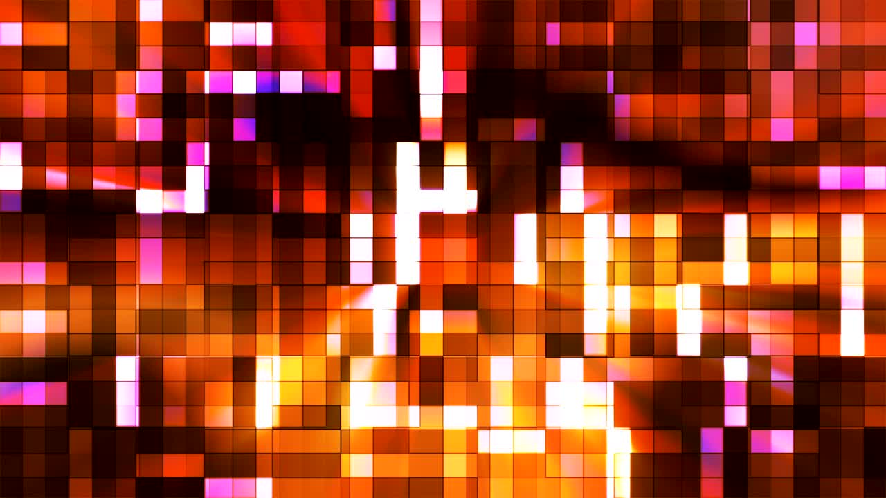 broadcast brillantes cuadrados bloques de alta tecnología, dorado, abstracto