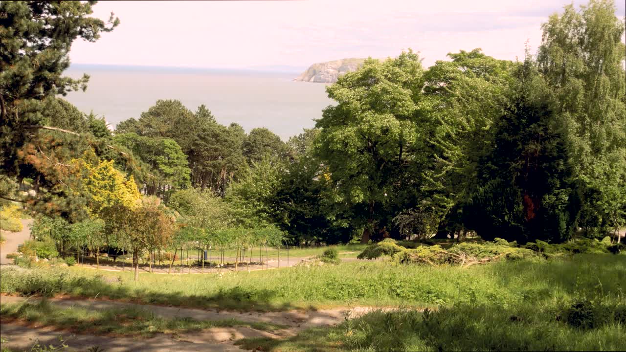 해피 밸리 llandudno, 카메라 크레인 업