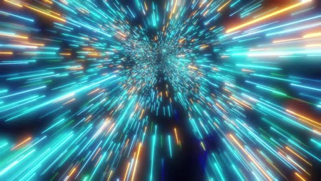 warp speed motion graphic seamless loop.