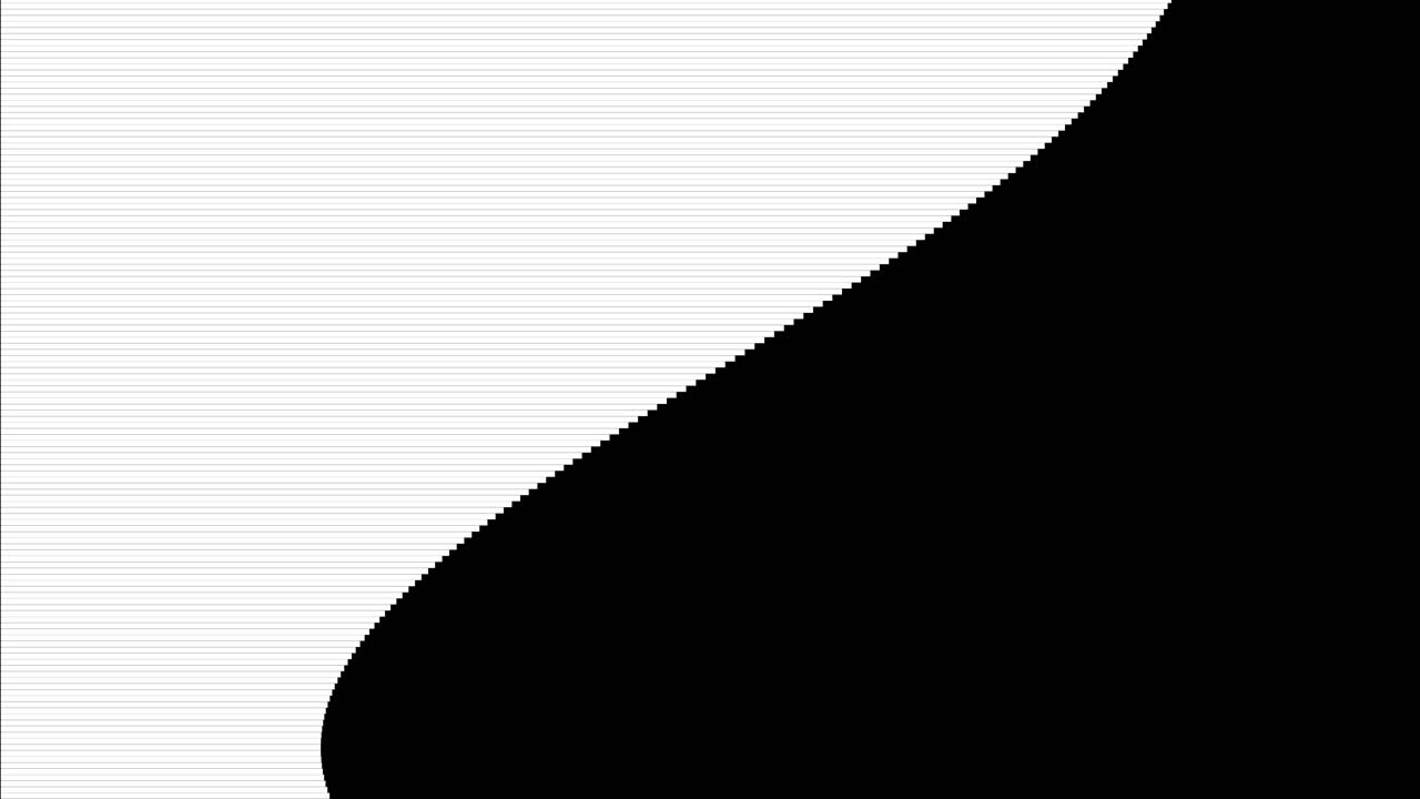 Fluid moving curves of black and white Yin.Yang textured background