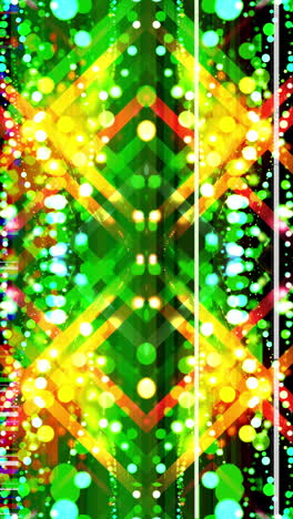 luces y patrón abstracto vertical