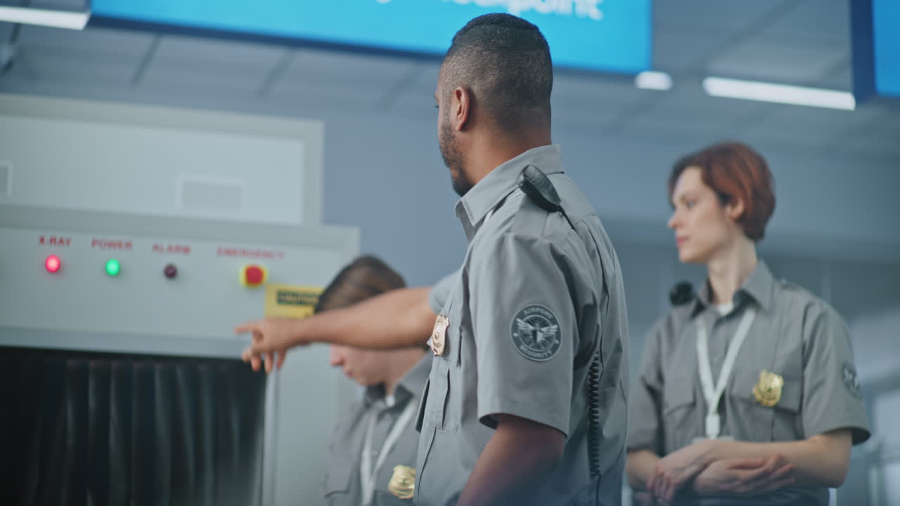 control de seguridad del aeropuerto